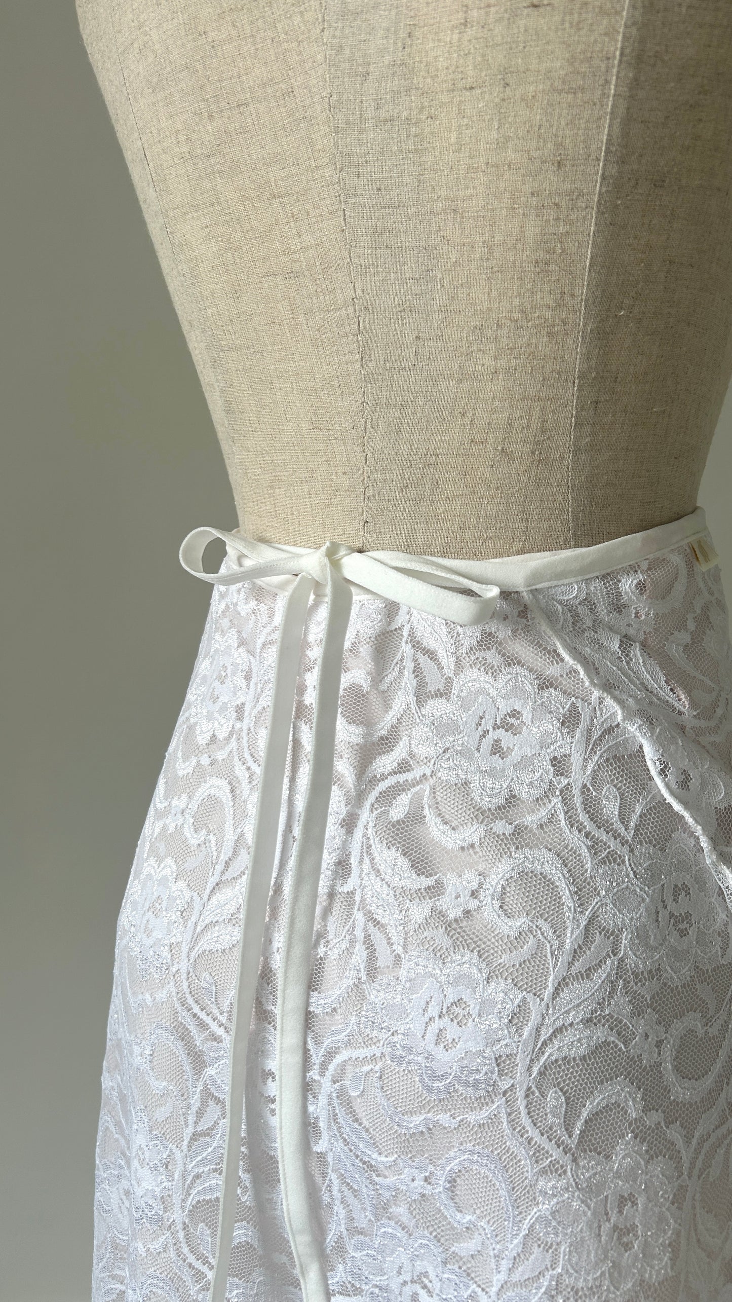 Lace Ballet Wrap Skirt(Double Layer)