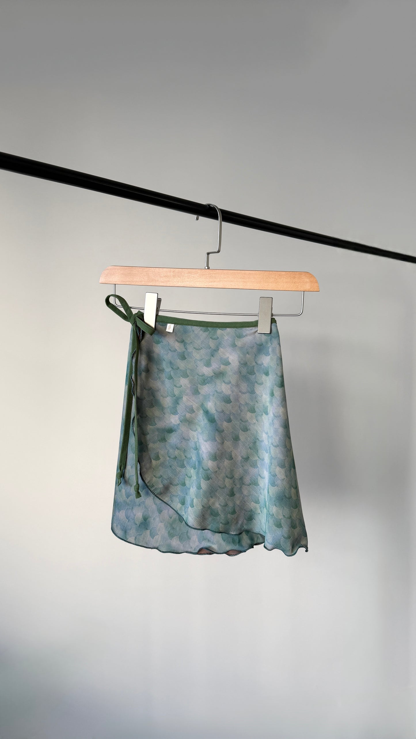 Mermaid Non-Transparent Wrap Skirt