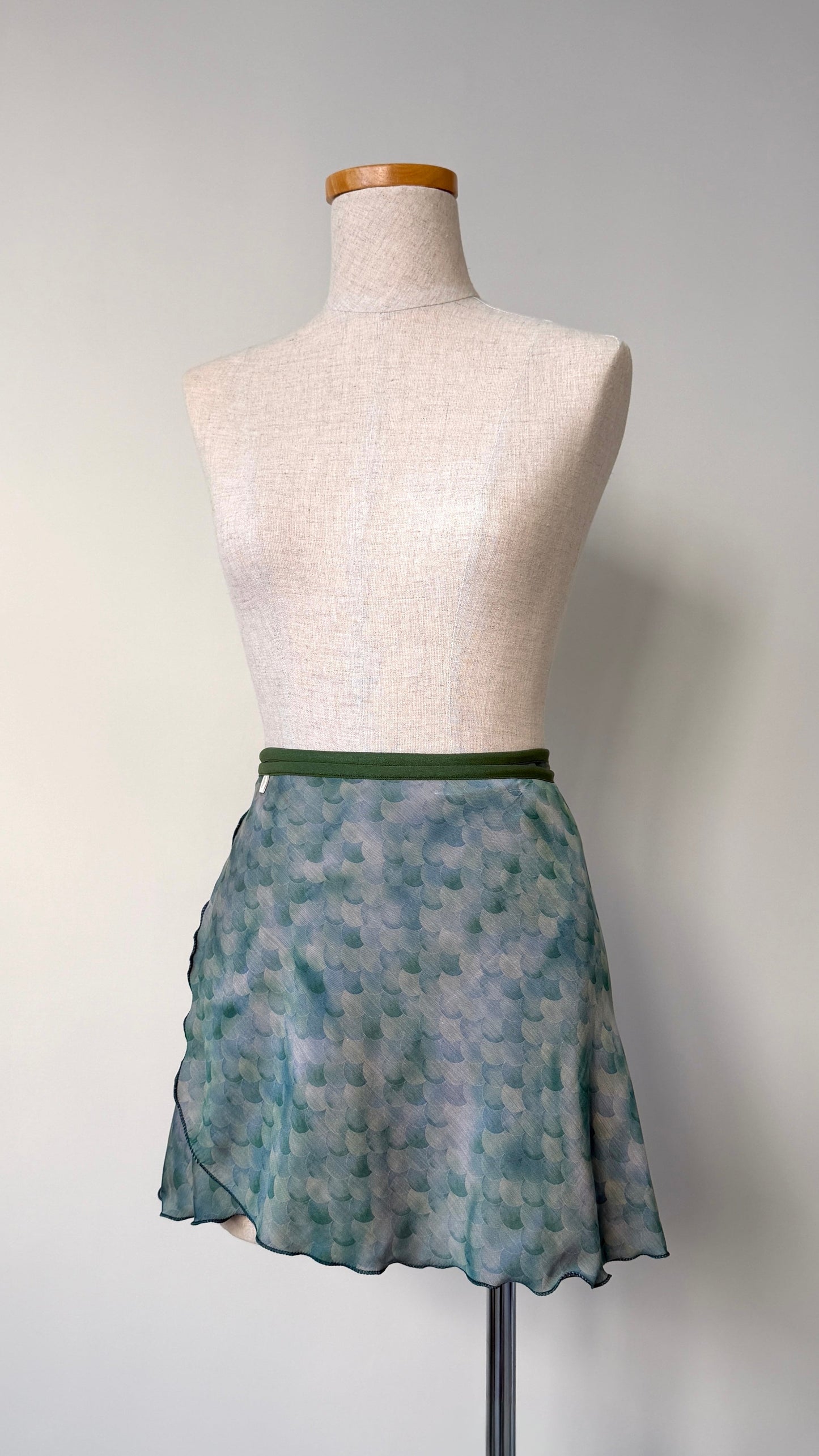 Mermaid Non-Transparent Wrap Skirt