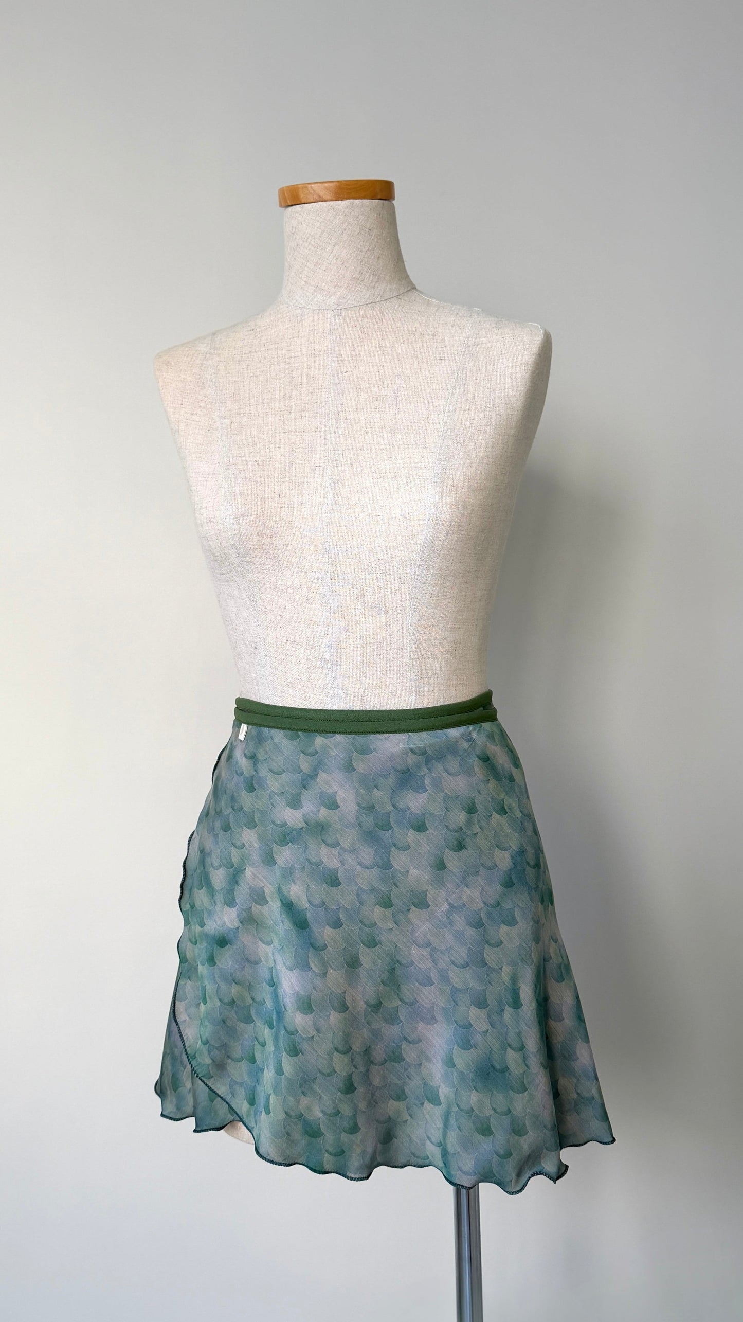 Mermaid Non-Transparent Wrap Skirt
