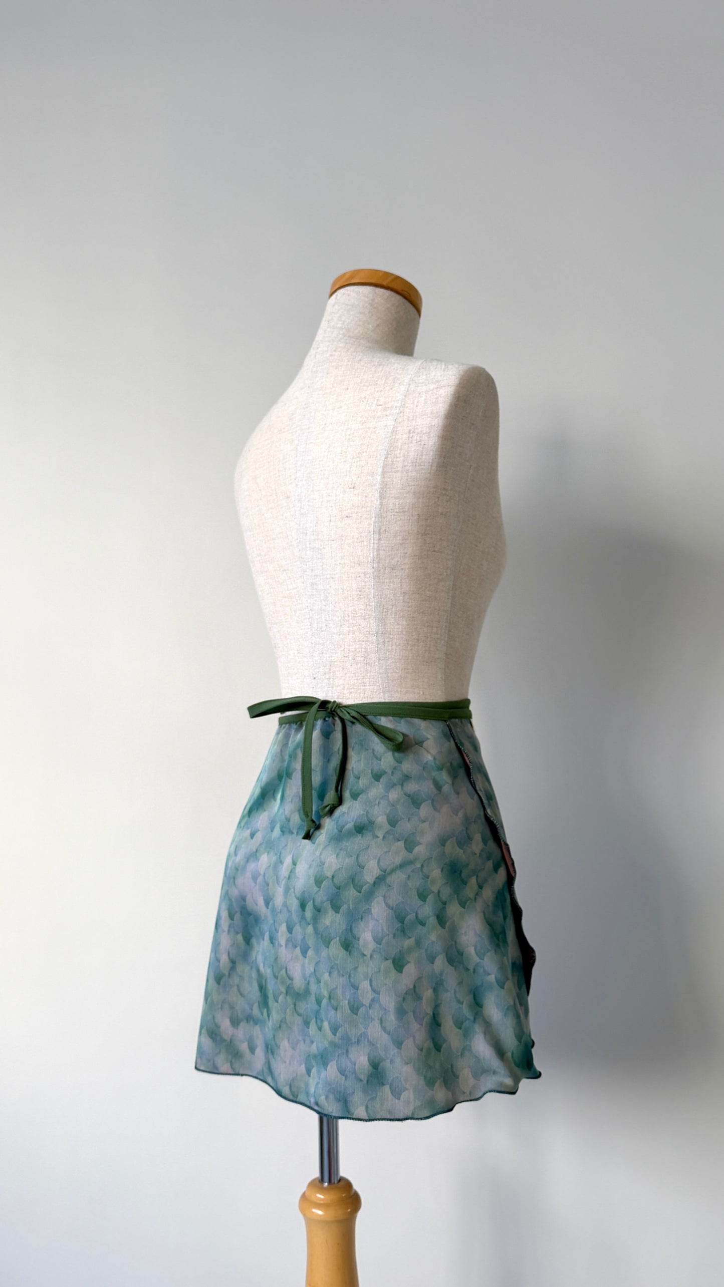 Mermaid Non-Transparent Wrap Skirt