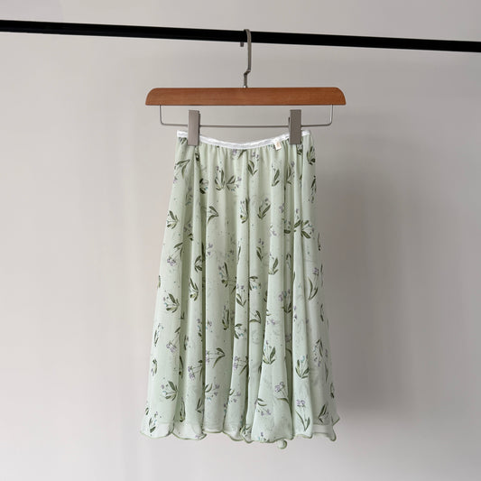 360 Circle Skirt Mint Meadow